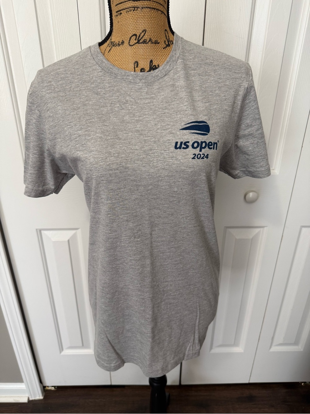 BNWT US Open 2024 Gray Short Sleeve Crew Neck Tee